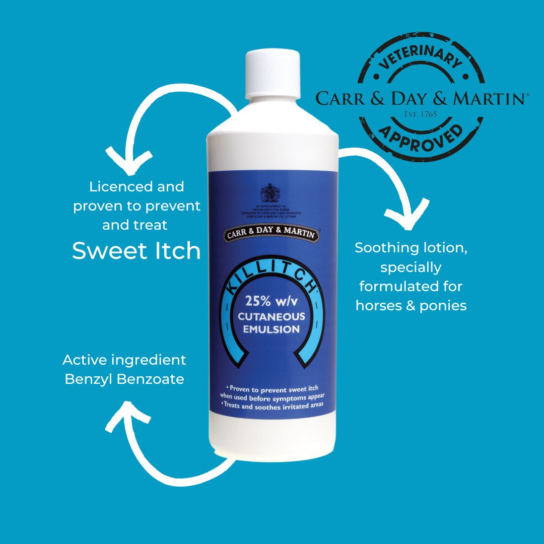 Equine Sweet Itch Prevent and Treat with Killitch® Carr Day Martin