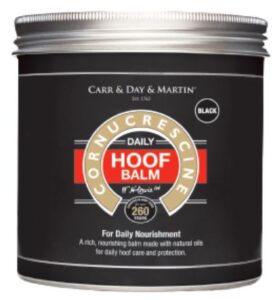 Black solid hoof balm
